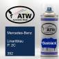 Preview: Mercedes-Benz, Linaritblau P. 2C, 352: 400ml Sprühdose, von ATW Autoteile West.
